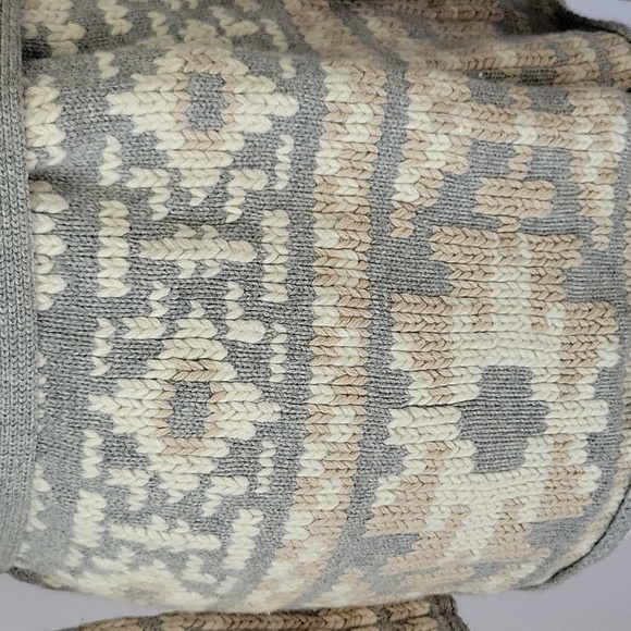 Moncler Belted Open Cardigan with Hood Gray/Cream Size XSmall - Picture 9 of 13